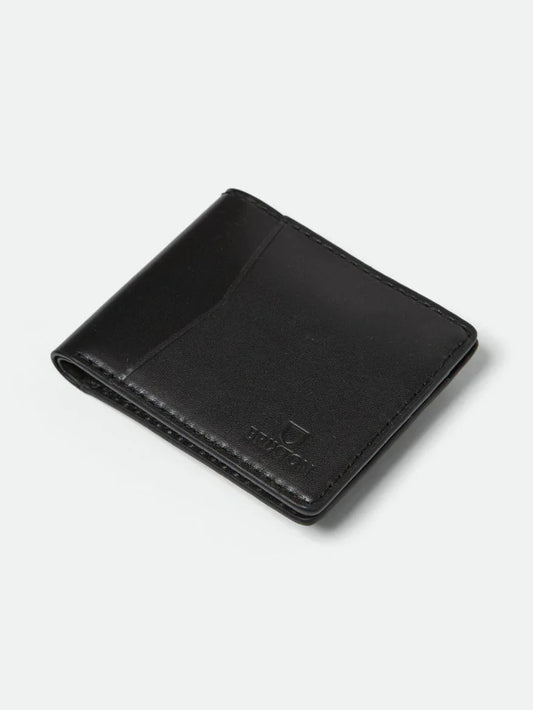 BRIXON TRADITIONAL LEATHER WALLET BLACK 