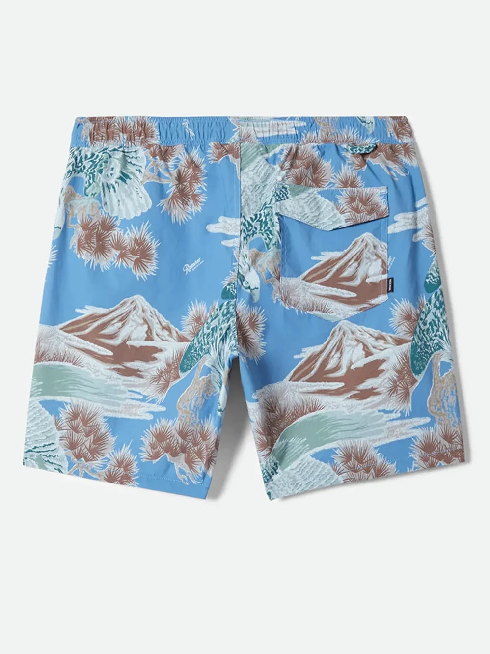BRIXTON EVERYDAY STRETCH HYBRID SHORT 7" BLUE SKY RAINIER 