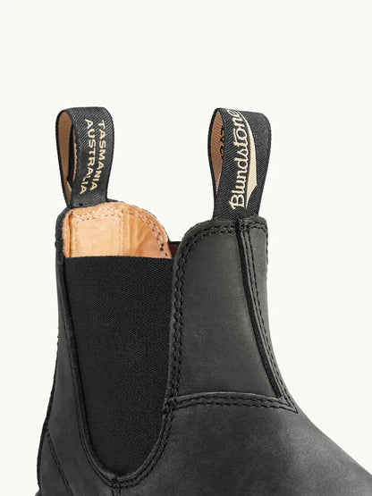 BLUNDSTONE MEN'S CLASSIC CHELSEA BOOT RUSTIC BLACK 