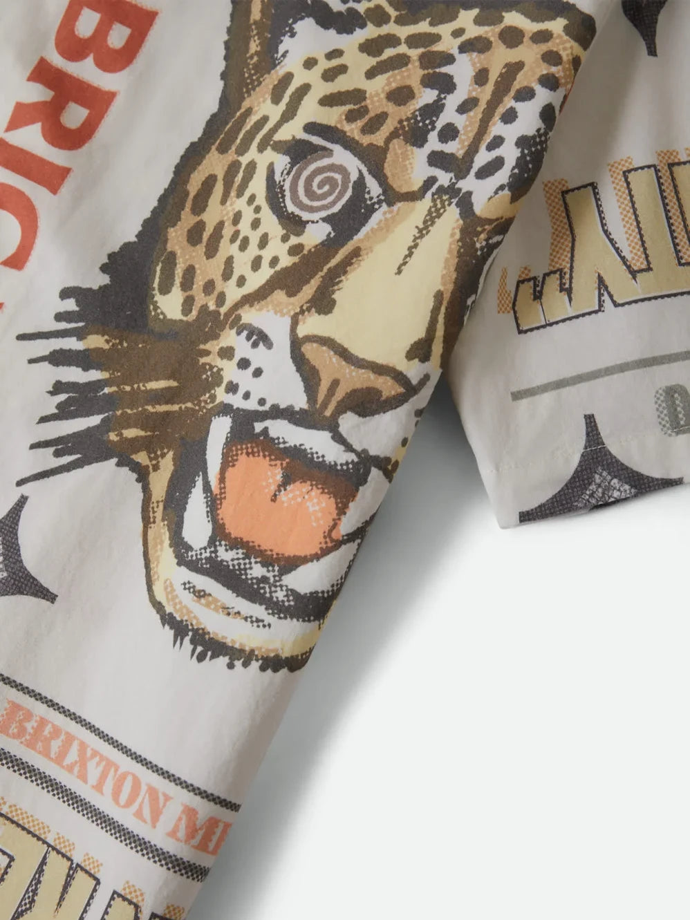 BRIXTON GETAWAY SHORT SLEEVE SHIRT LOST IN REALITY PRINT 