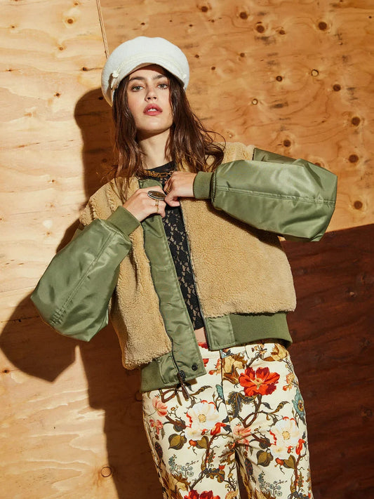 BRIXTON SHERPA SURPLUS BOMBER JACKET 