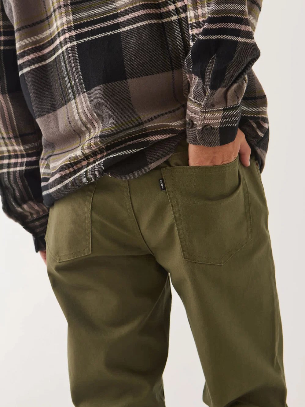 BRIXTON BUILDERS 5 POCKET PANT DARK OLIVE 