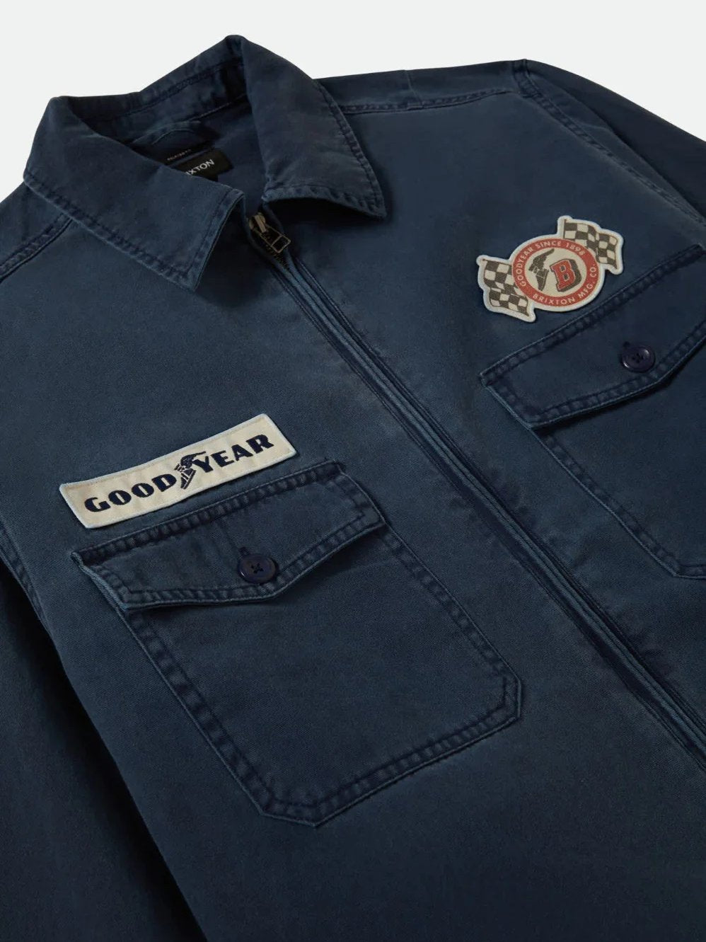 BRIXTON GOODYEAR TRADEMARK JACKET NAVY 