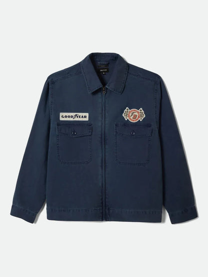 BRIXTON GOODYEAR TRADEMARK JACKET NAVY 