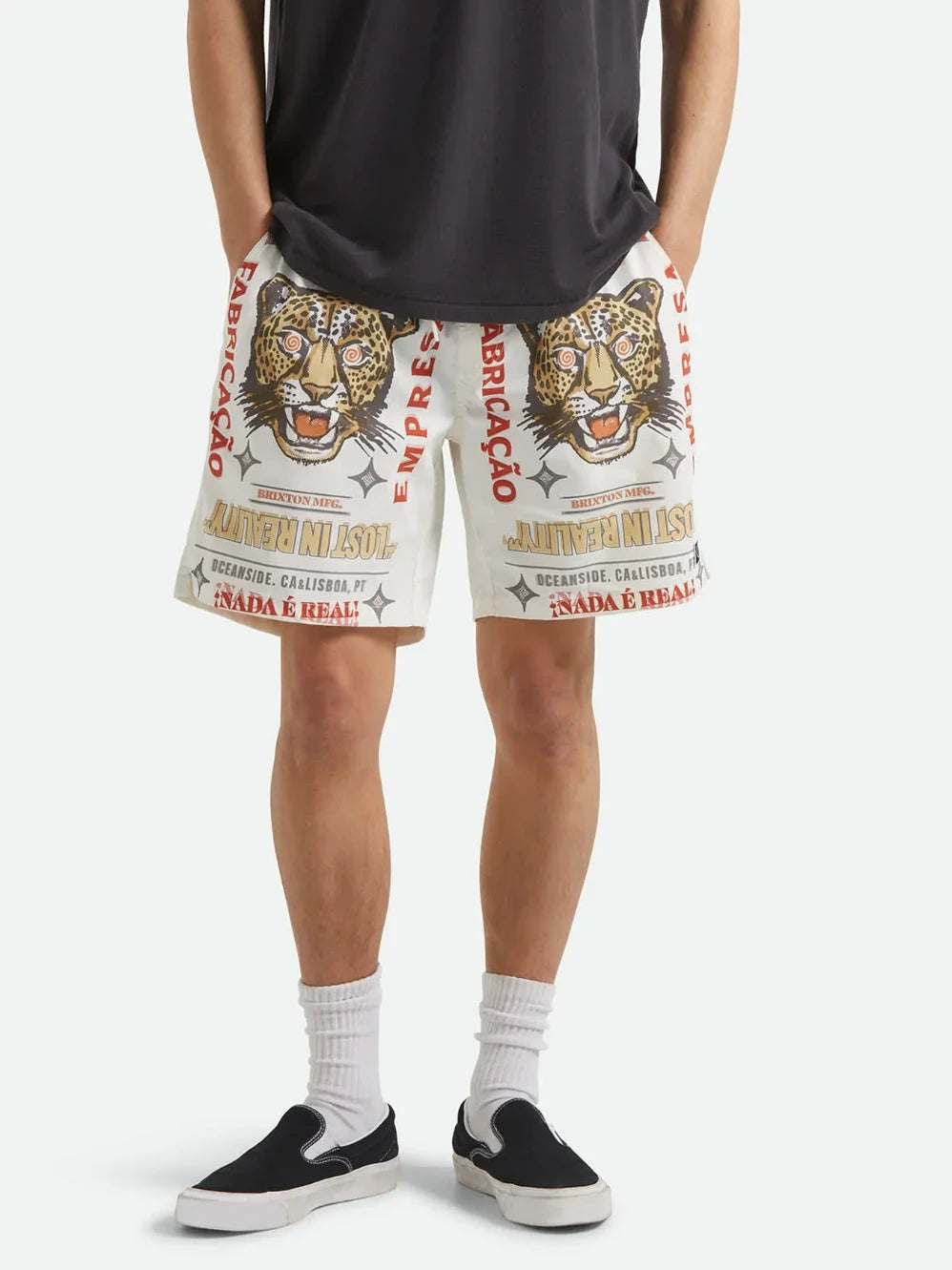 BRIXTON EVERYDAY STRETCH HYBRID SHORT LOST IN REALITY 