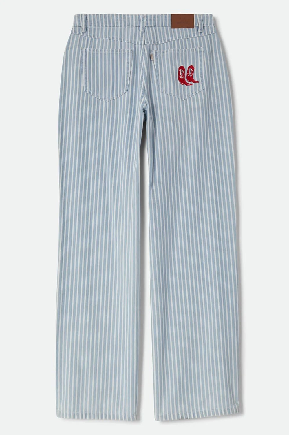 BRIXTON CHLOE 5 POCKET PANT TWO BOOT STRIPE 