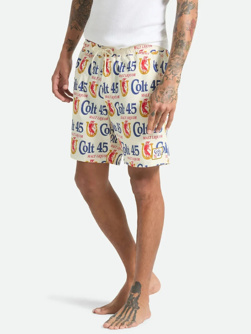 BRIXTON EVERYDAY STRETCH HYBRID SHORT 7" MULTI COLT 