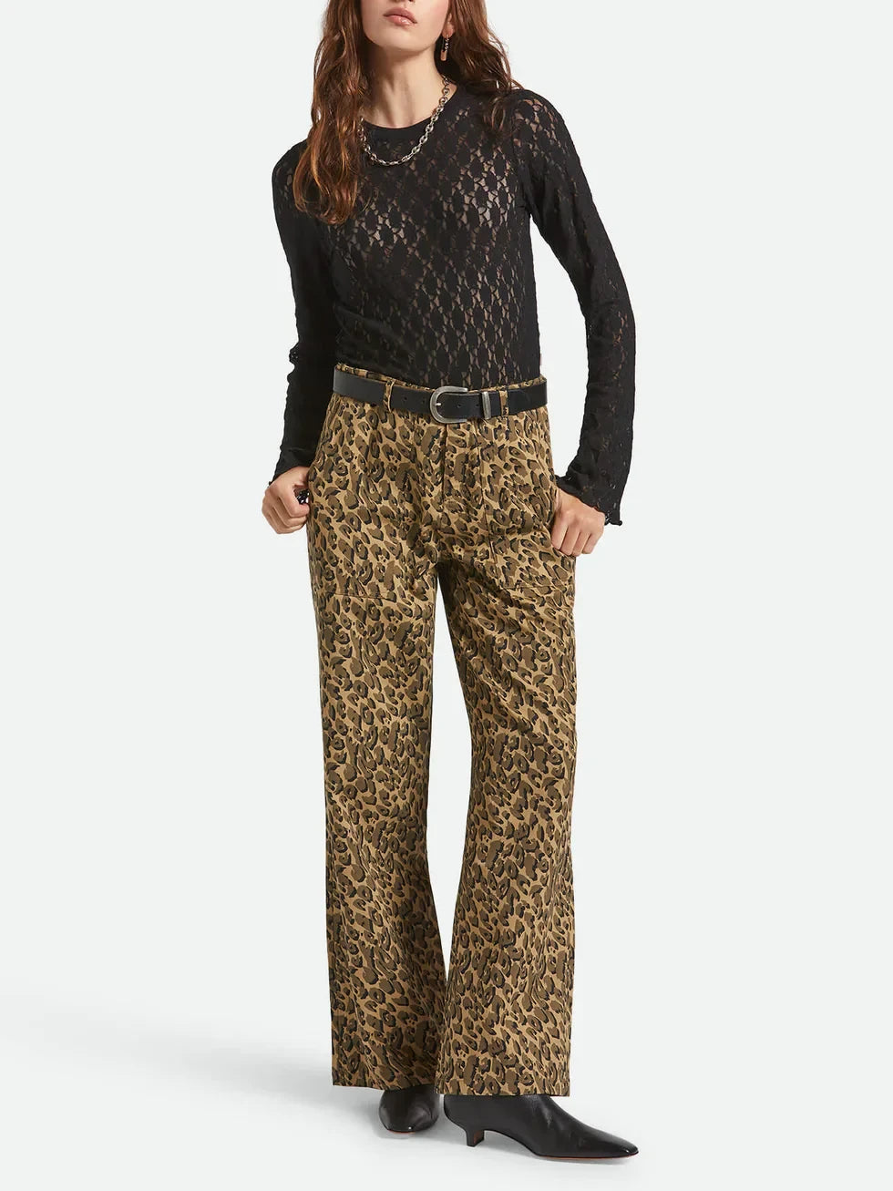 BRIXTON DOLLY SLIM LS KNIT TOP BLACK 