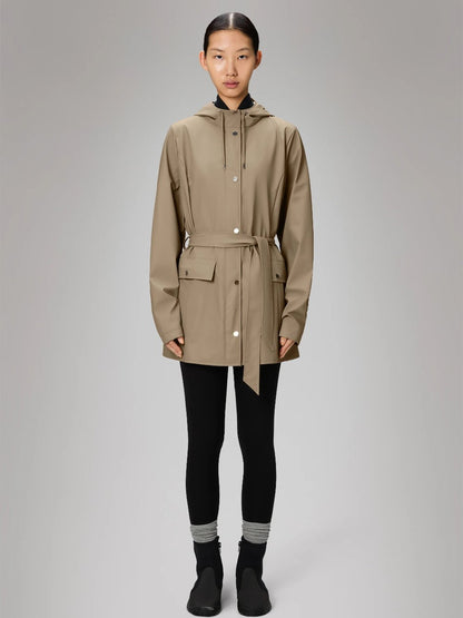 RAINS CURVE JACKET W3 BEIGE 