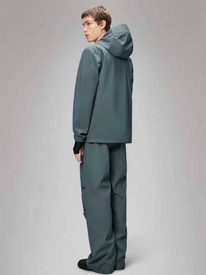 RAINS SUVA HARDSHELL JACKET LAGOON 