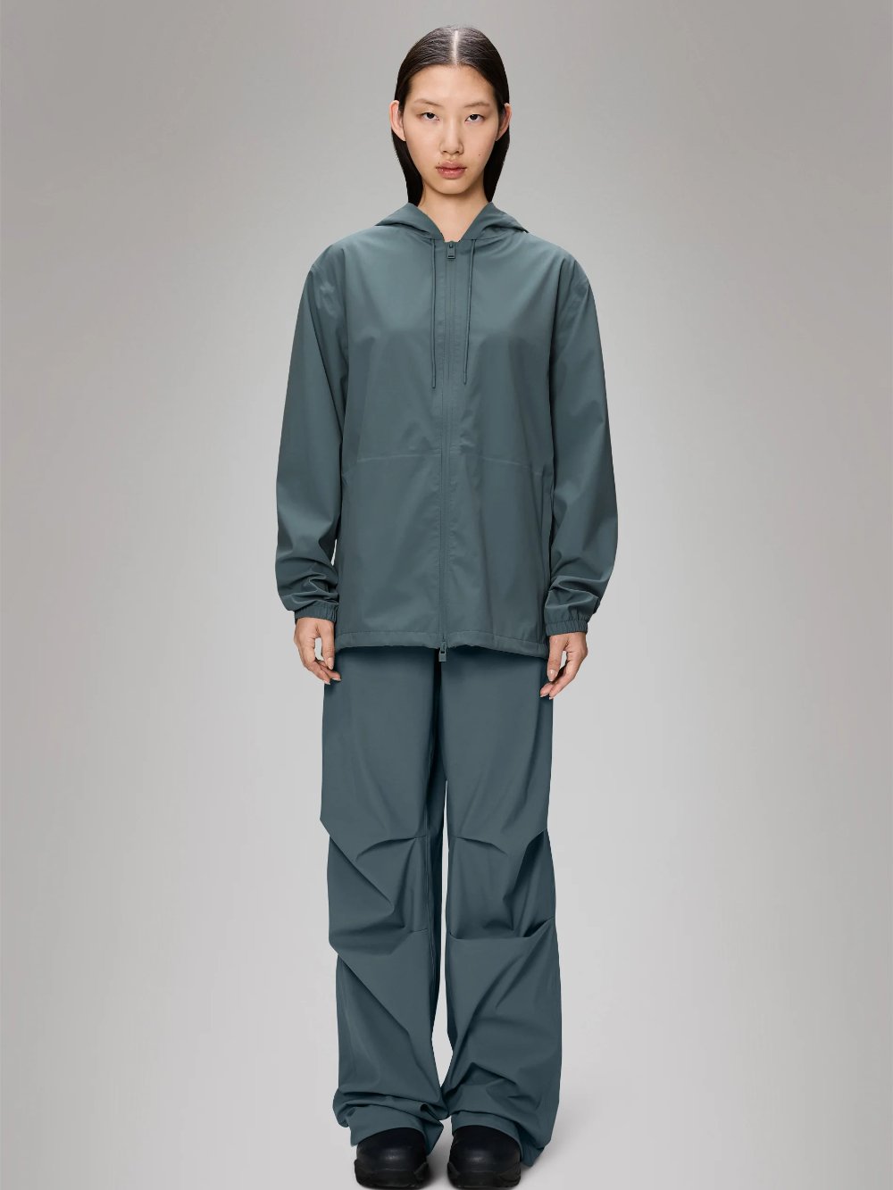 RAINS SUVA HARDSHELL JACKET LAGOON 