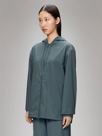 RAINS SUVA HARDSHELL JACKET LAGOON 