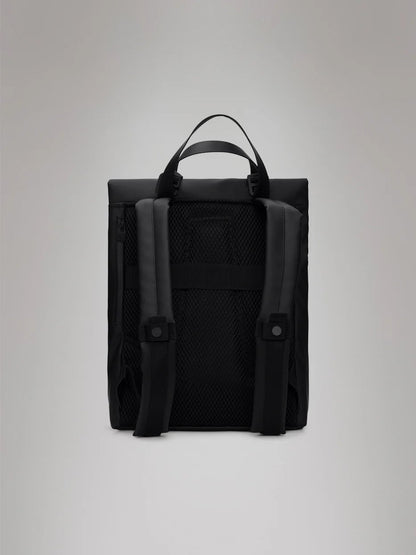 RAINS 2 WAY TOTE BACKPACK BLACK 