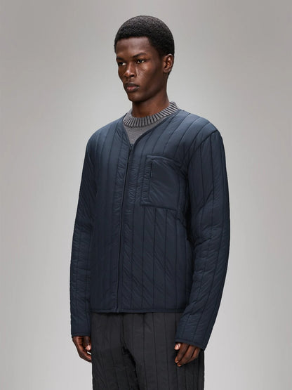 RAINS BANJA LINER JACKET NAVY