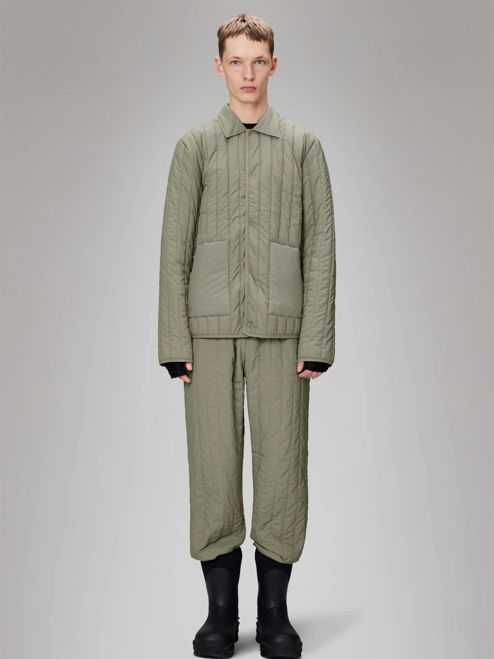 RAINS BANJA LINER OVERSHIRT DRIFT 