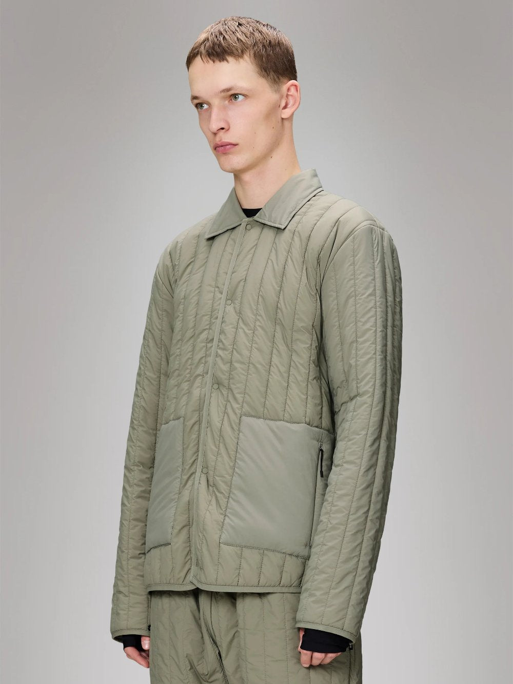 RAINS BANJA LINER OVERSHIRT DRIFT 