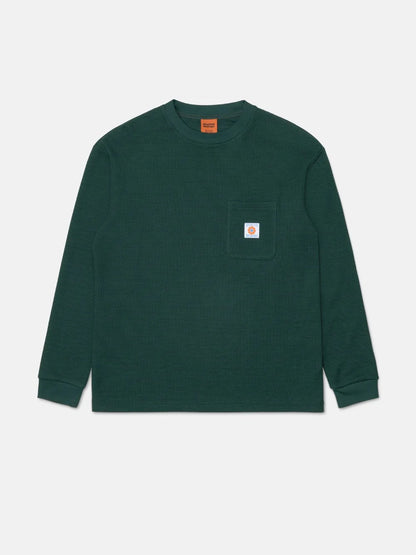 RHYTHM VINTAGE POCKET L/S WAFFLE PINE