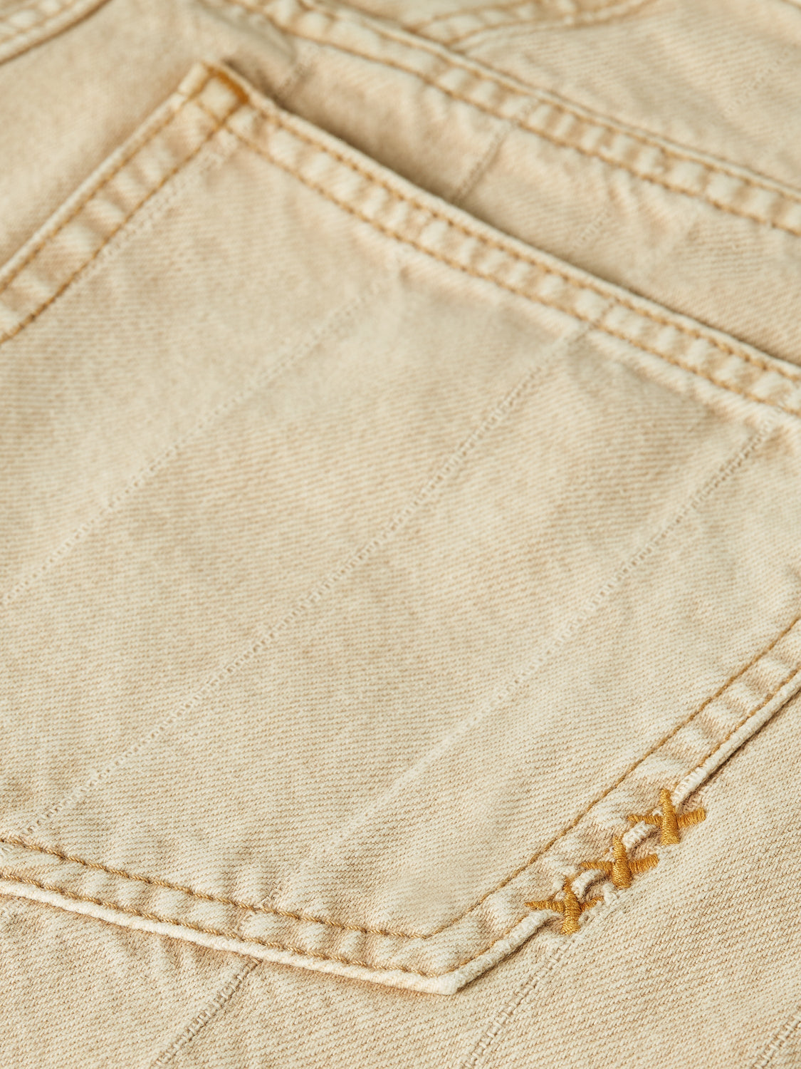 S&S LOOP HIGH RISE BARREL LEG JEAN TRAVERTINE