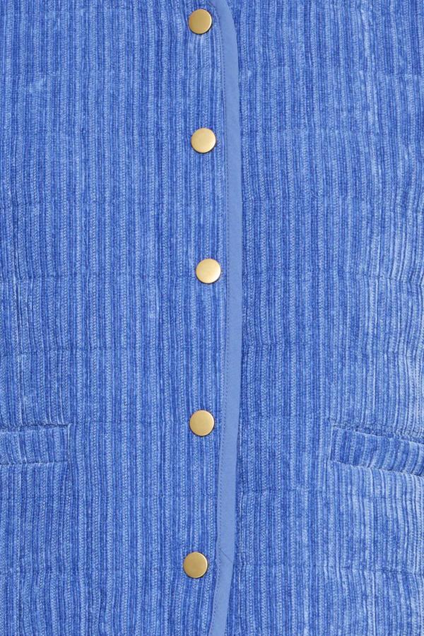 ICHI FUMA VEST NEBULAS BLUE