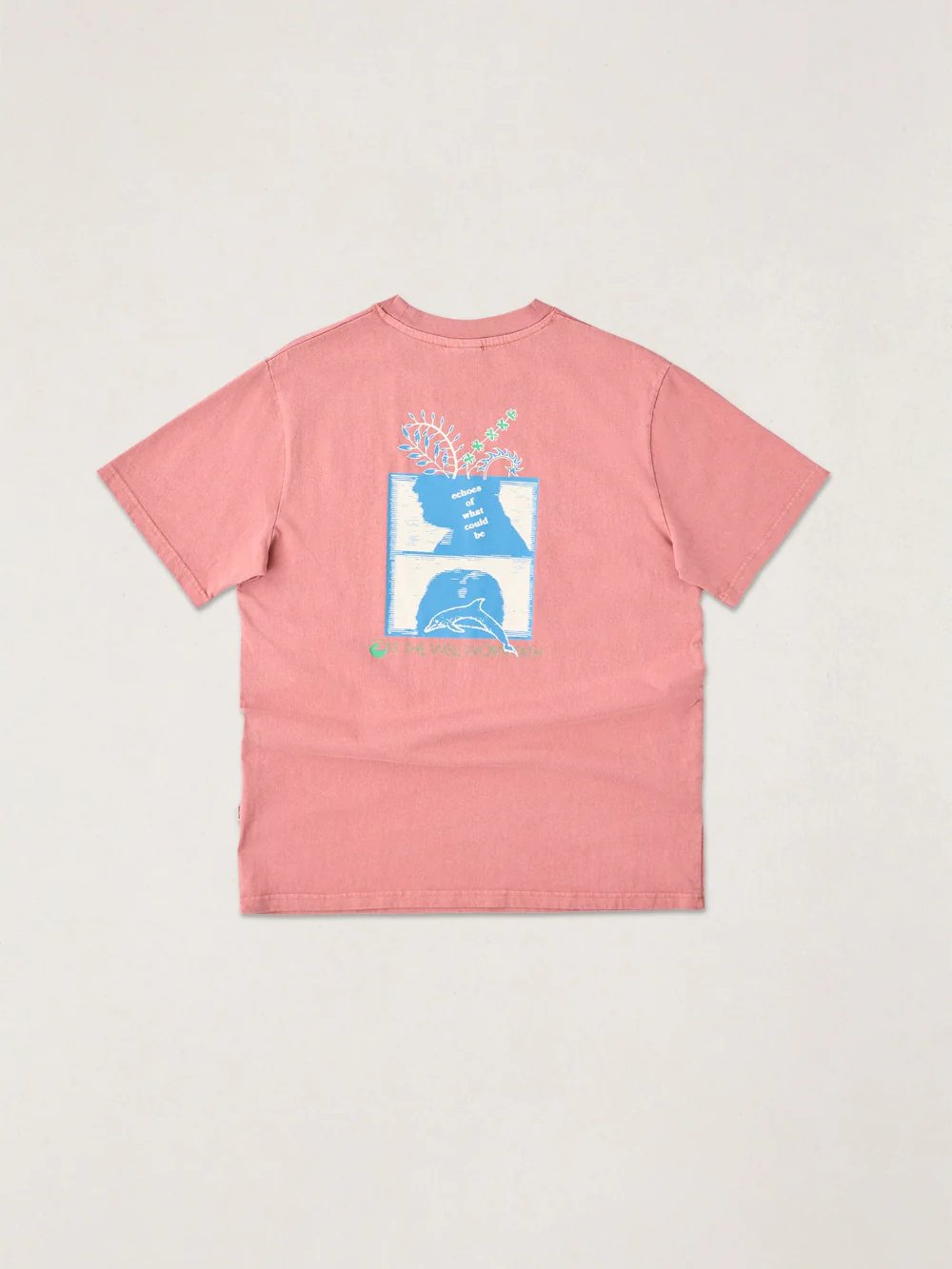 RHYTHM ECHOES VINTAGE TSHIRT DUSTY ROSE