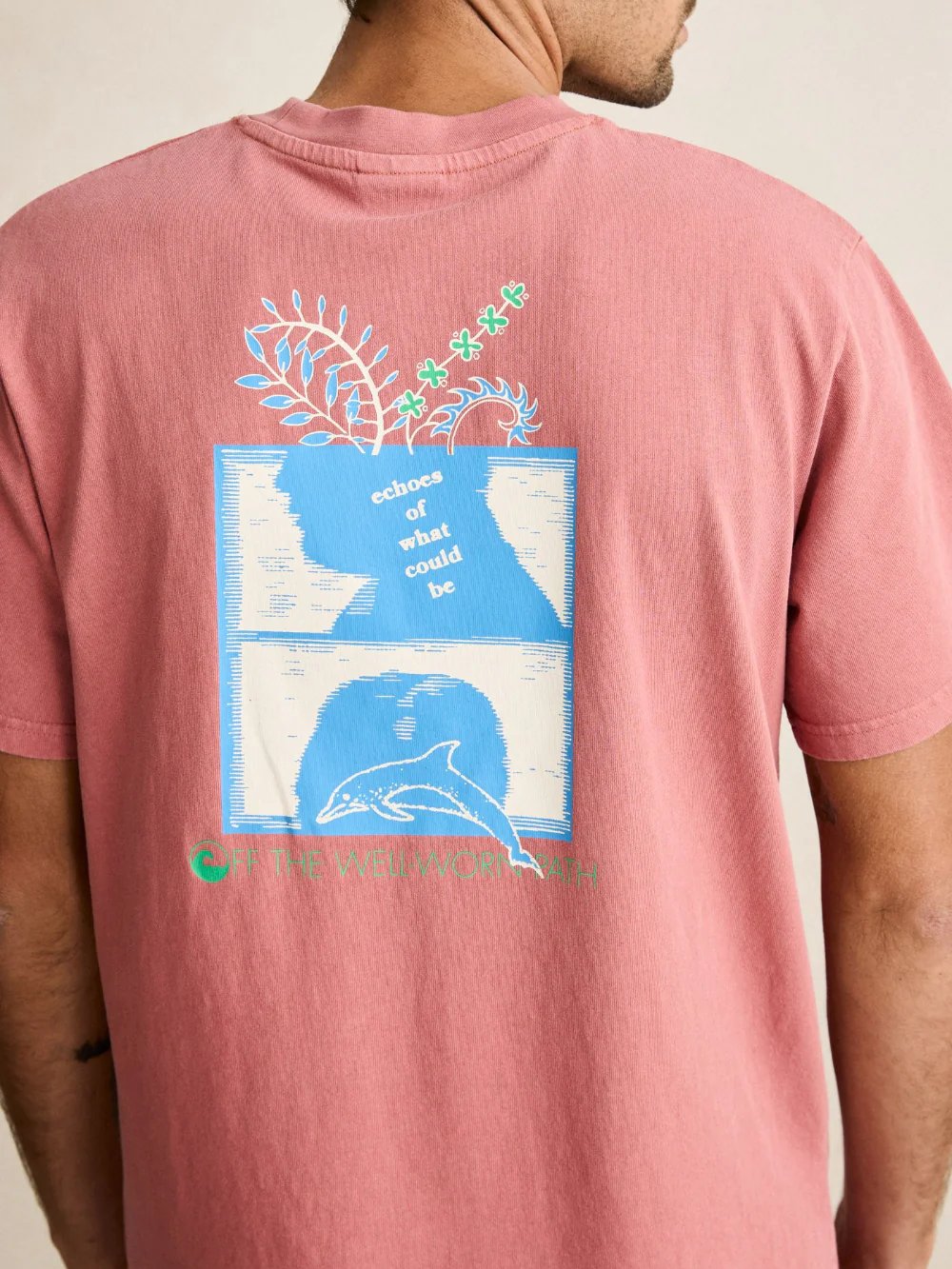 RHYTHM ECHOES VINTAGE TSHIRT DUSTY ROSE