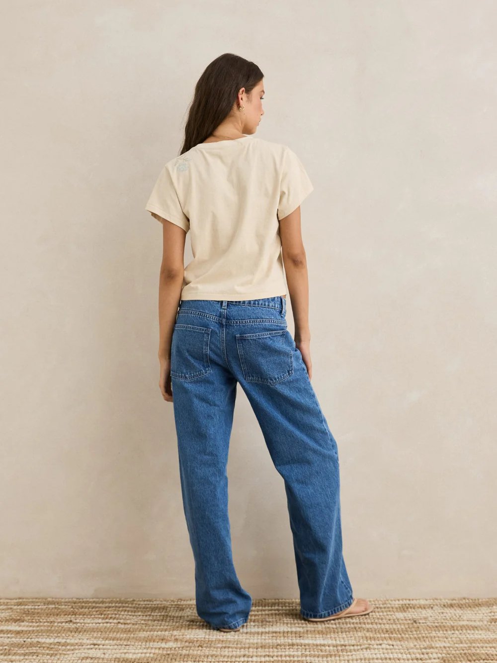 RHYTHM SEASIDE FLORAL TEE NATURAL