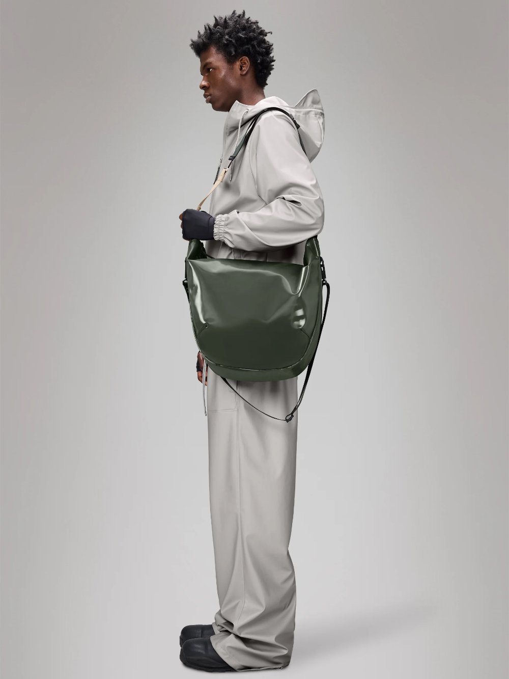 RAINS VALERA SHOULDER BAG LARGE SWAMP 