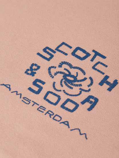 S&S ARTWORK RELAXED FIT SWEATSHIRT MISTY ROSE