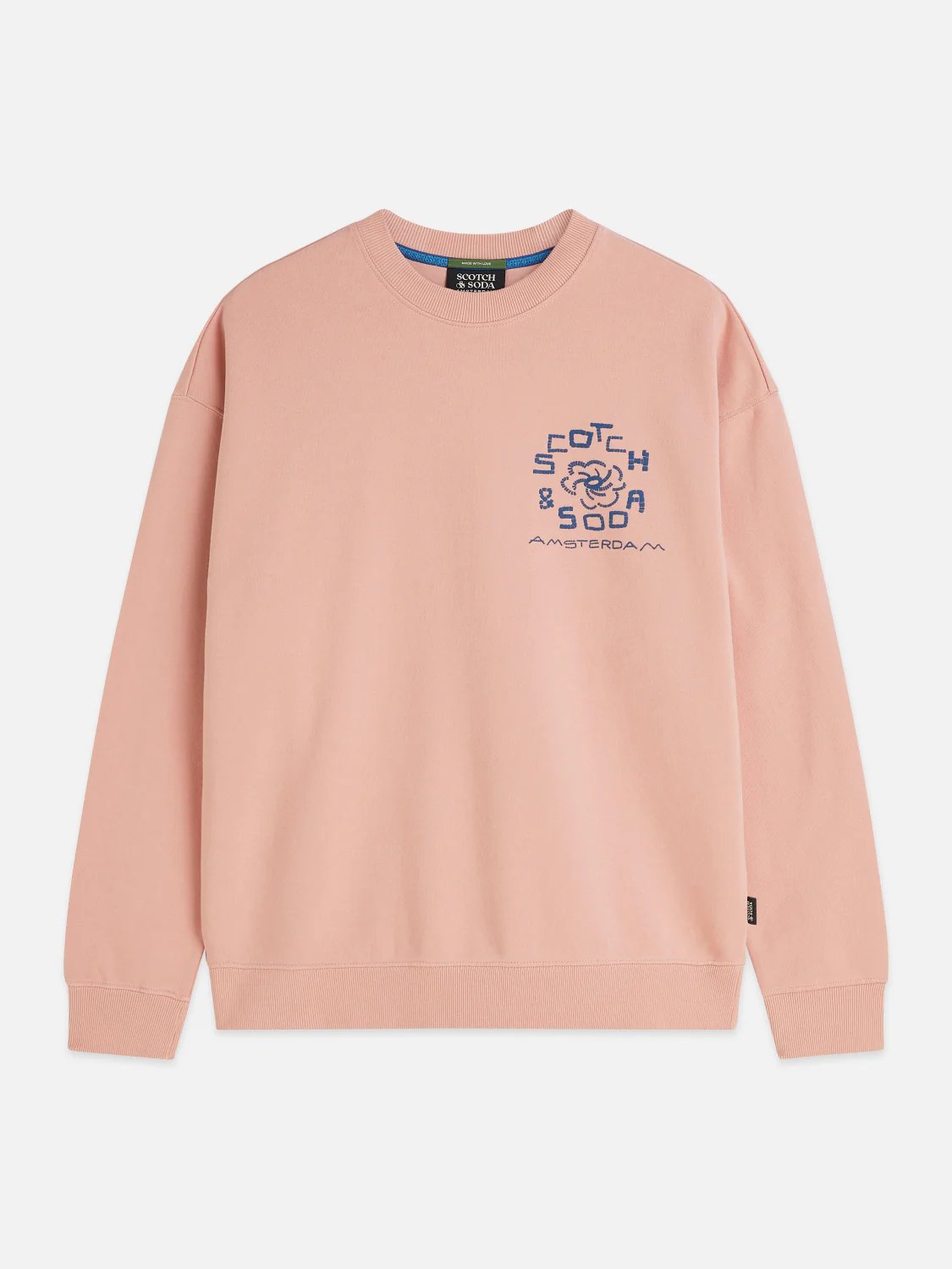 S&S ARTWORK RELAXED FIT SWEATSHIRT MISTY ROSE