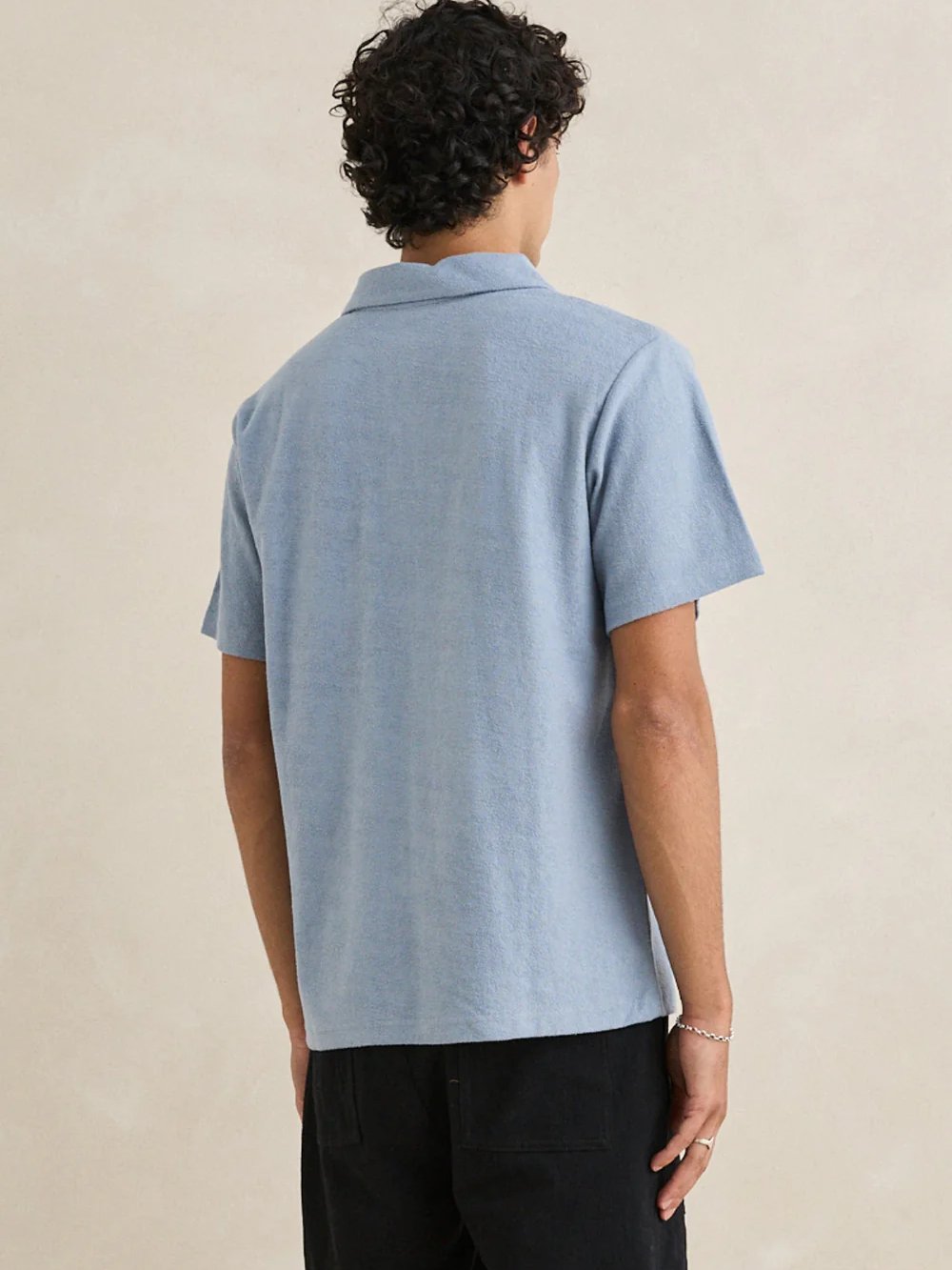 RHYTHM VINTAGE TERRY POLO BLUE