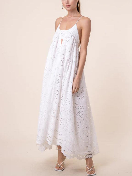 LINE & DOT GAIA DRESS OFF WHITE