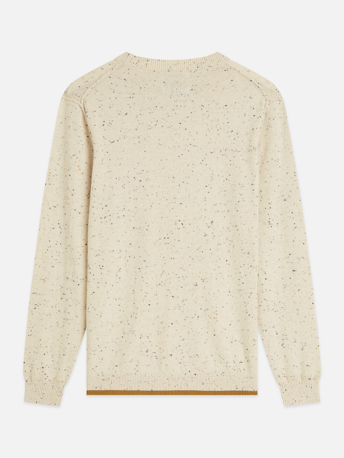 SCOTCH & SODA NEPS WOOL BLEND REGULAR FIT PULLOVER EGGNOG