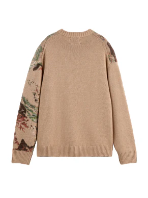 S&S MOUNTAIN LOOSE SWEATER MEDIUM BROWN 