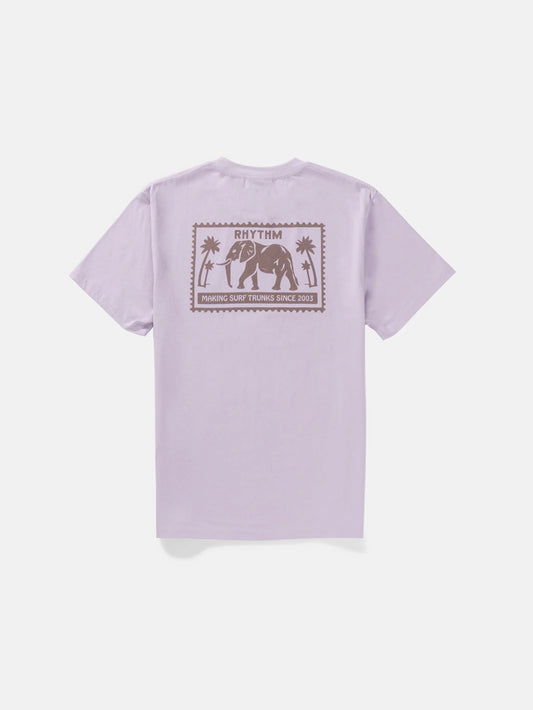 RHYTHM TUSK SS T-SHIRT LAVENDER 