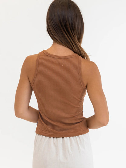 RHYTHM CLASSIC TANK TOP CARAMEL