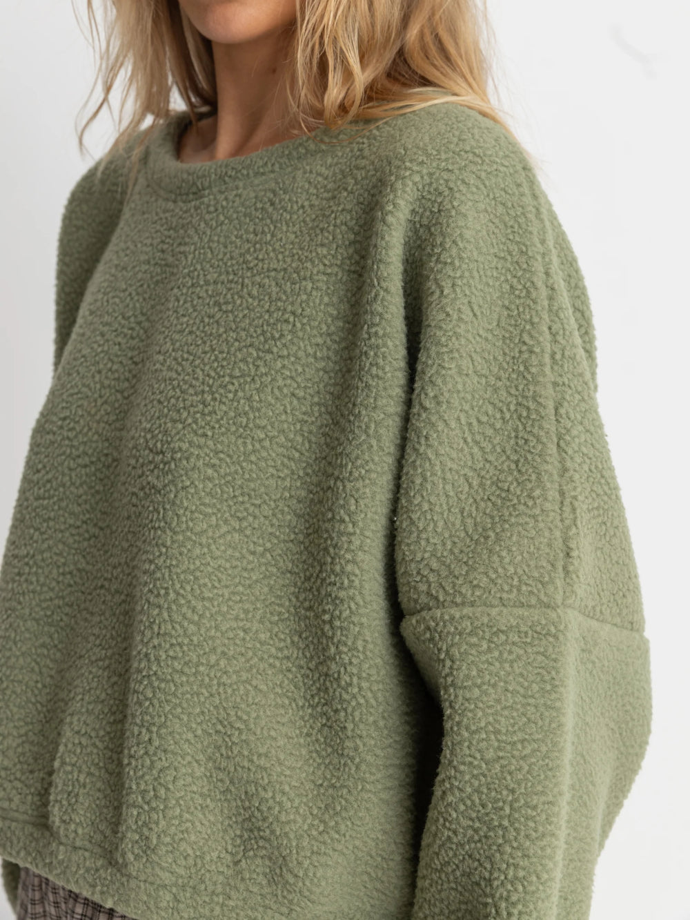 RHYTHM JYOTI REVERSE FLEECE SAGE