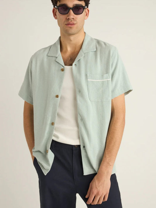 RHYTHM DAYTONA SHORT SLEEVE SHIRT TEAL 