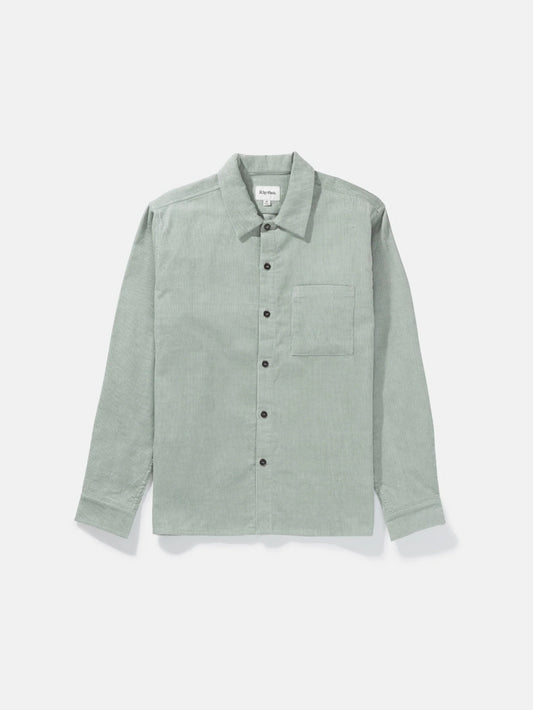 RHYTHM CORDUROY L/S SHIRT SEAFOAM