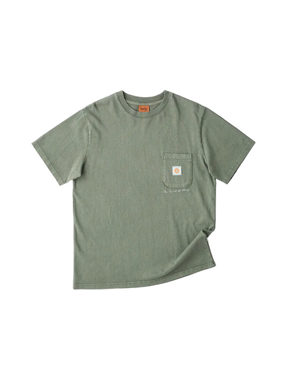 RHYTHM VINTAGE POCKET TSHIRT FOREST 