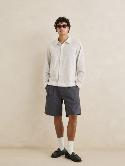 RHYTHM PLEATED SHORT NAVY 