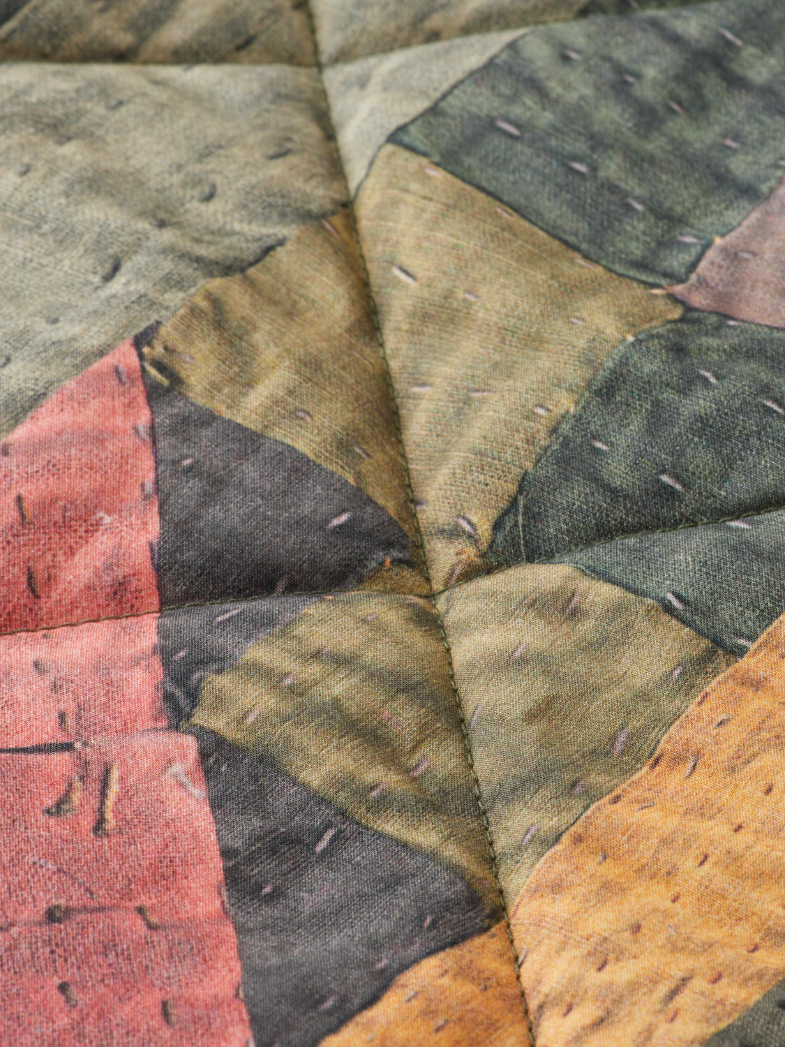 S&S PATCHWORK MOUNTAIN PRINT OVERSHIRT 