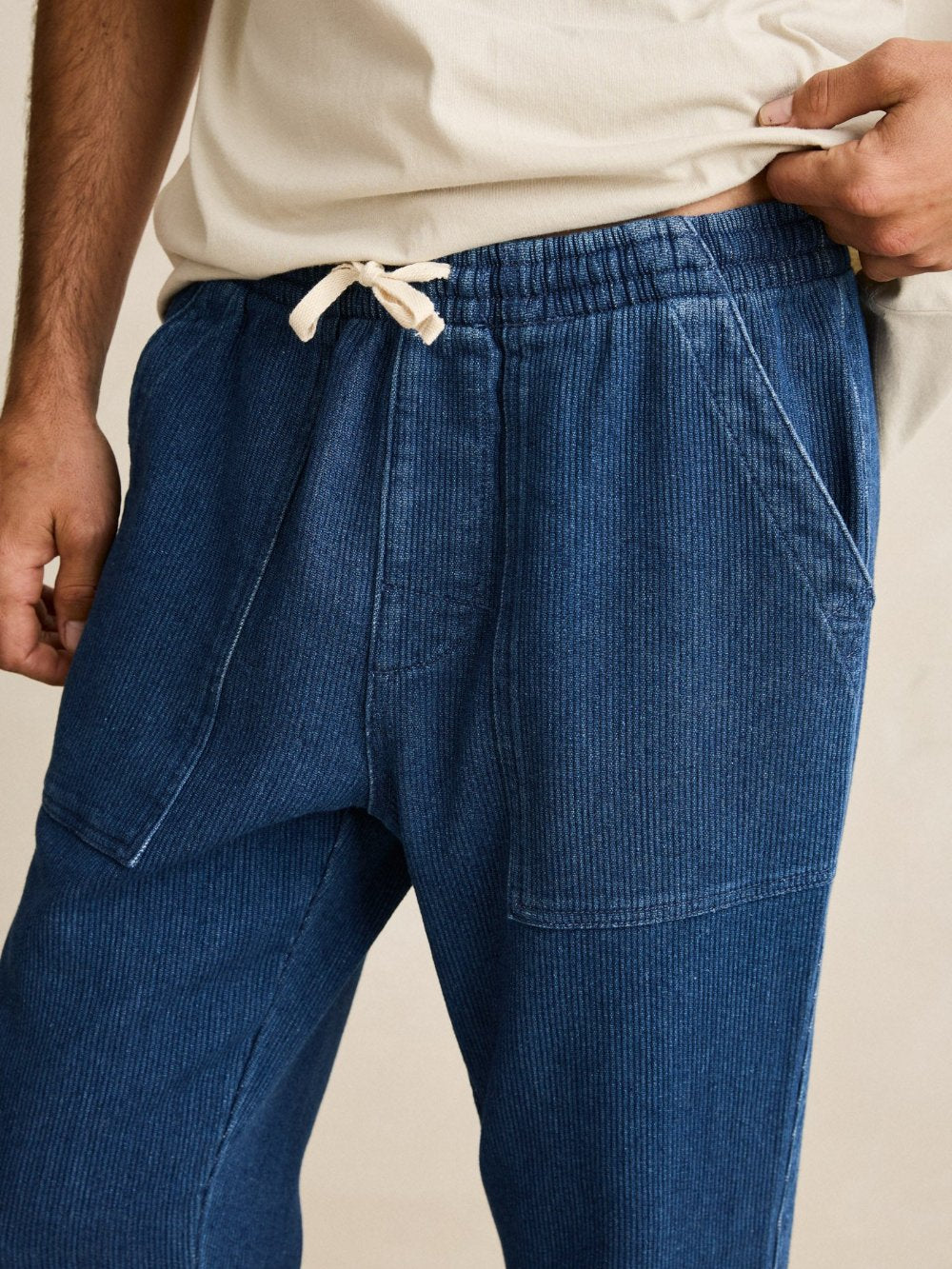 TEXTURED WALE JAM PANT