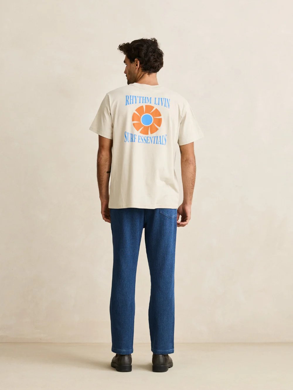 RHYTHM TEXTURED WALE JAM PANT WASHED INDIGO 