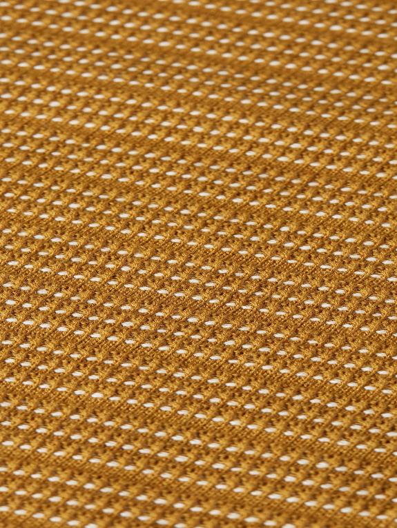 S&S STRUCTURED KNIT REGULAR FIT POLO CATHY SPICE 