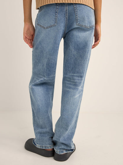 RHYTHM BEYOND RELAXED LEG JEAN WASHED BLUE