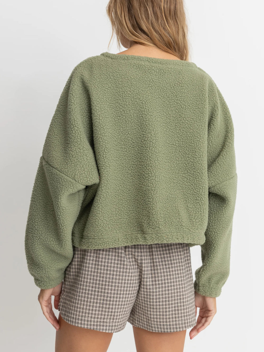 RHYTHM JYOTI REVERSE FLEECE SAGE