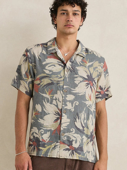 RHYTHM TROPICAL CAMO PINT SHIRT 