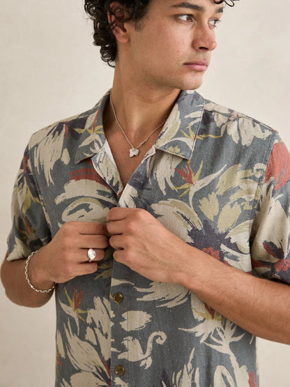 RHYTHM TROPICAL CAMO PINT SHIRT 