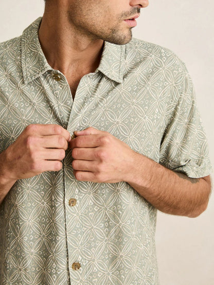 RHYTHM JAVA SHORT SLEEVE SHIRT OLIVE 