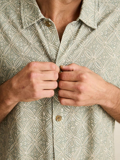 RHYTHM JAVA SHORT SLEEVE SHIRT OLIVE 